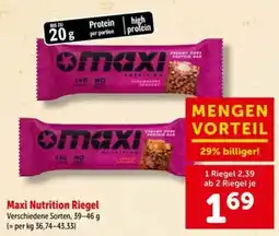 Interspar Maxi Nutrition Riegel Angebot