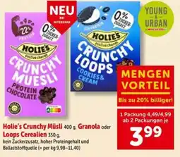 Interspar Holie's Crunchy Müsli Angebot