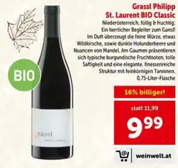 Interspar Grassl Philipp St. Laurent BIO Classic Angebot