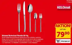 Interspar Kelomat Besteckset Mondio 60-tlg. Angebot