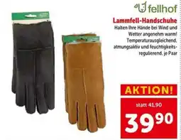 Interspar fellhof Lammfell-Handschuhe Angebot