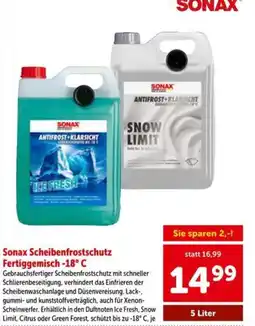Interspar Sonax Scheibenfrostschutz Fertiggemisch -18° C Angebot