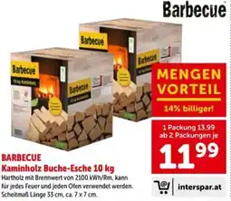 Interspar Barbecue Kaminholz Buche-Esche Angebot