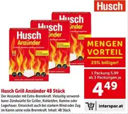 Interspar Husch Grill Anzünder Angebot