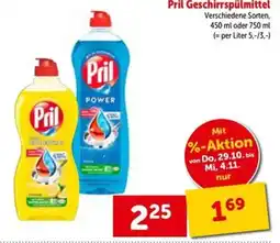 Interspar Pril Geschirrspülmittel Angebot