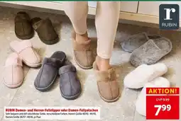 Interspar RUBIN Damen- und Herren-Fellslipper oder Damen-Fellpatschen Angebot