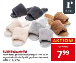Interspar RUBIN Fellpantoffel Angebot
