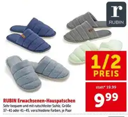 Interspar RUBIN Erwachsenen-Hauspatschen Angebot