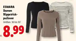 Lidl ESMARA Damen Rippstrick-pullover Angebot