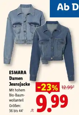 Lidl ESMARA Damen Jeansjacke Angebot