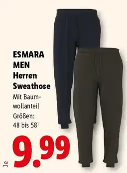 Lidl ESMARA MEN Herren Sweathose Angebot