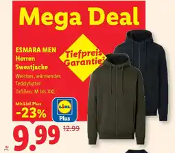 Lidl ESMARA MEN Herren Sweatjacke Angebot