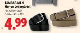 Lidl ESMARA MEN Herren Ledergürtel Angebot