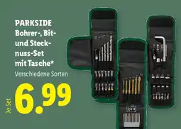 Lidl Parkside Bohrer-, Bit- und Stecknuss-Set Angebot