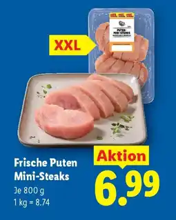 Lidl Frische Puten Mini-Steaks Angebot