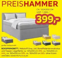 Möbelix Boxspringbett Angebot