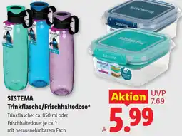 Lidl SISTEMA Trinkflasche/Frischhaltedose Angebot