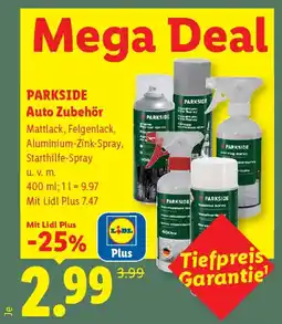 Lidl PARKSIDE Auto Zubehör Angebot