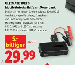 Lidl ULTIMATE SPEED Mobile Autostarthilfe mit Powerbank Angebot