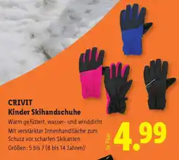 Lidl CRIVIT Kinder Skihandschuhe Angebot