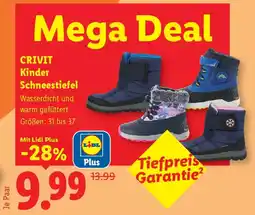 Lidl CRIVIT Kinder Schneestiefel Angebot