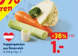 Lidl Suppengemüse aus Österreich Angebot