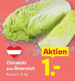 Lidl Chinakohl aus Österreich Angebot
