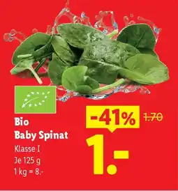 Lidl Bio Baby Spinat Angebot