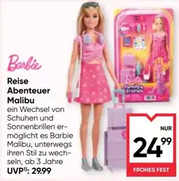 Maximarkt Barbie Reise Abenteuer Malibu Angebot