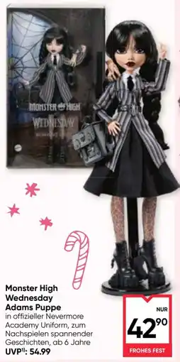 Maximarkt Monster High Wednesday Adams Puppe Angebot
