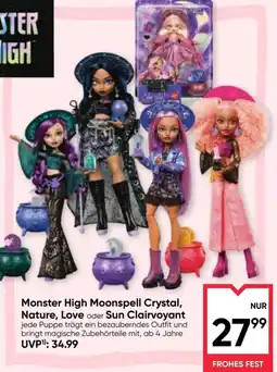 Maximarkt Monster High Moonspell Crystal, Nature, Love oder Sun Clairvoyant Angebot