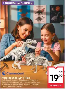 Maximarkt Clementoni Ausgrabungs-Set T-Rex Angebot