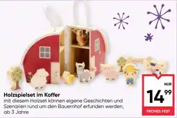 Maximarkt Holzspielset im Koffer Angebot
