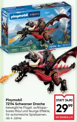 Maximarkt Playmobil Schwarzer Drache Angebot