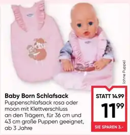 Maximarkt Baby Born Schlafsack Angebot