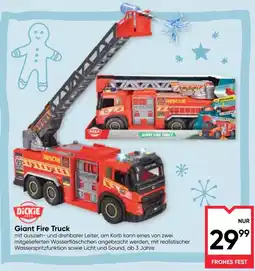 Maximarkt Dickie Giant Fire Truck Angebot