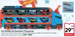 Maximarkt Hot Wheels 2in1 Rennbahn-Transporter Angebot