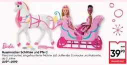 Maximarkt Barbie Nussknacker Schlitten und Pferd Angebot