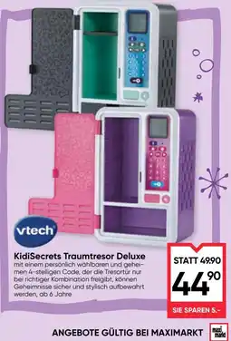 Maximarkt vttech KidiSecrets Traumtresor Deluxe Angebot