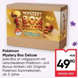 Maximarkt Pokémon Mystery Box Deluxe Angebot