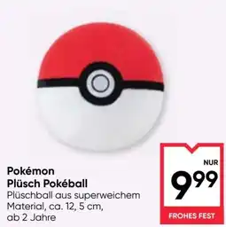 Maximarkt Pokémon Plüsch Pokéball Angebot