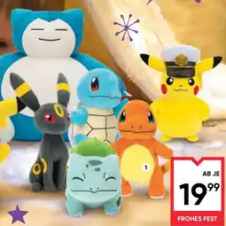 Maximarkt Pokémon Plüschfiguren Angebot