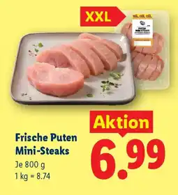 Lidl Frische Puten Mini-Steaks Angebot