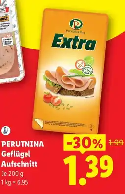 Lidl Perutnina Geflügel Aufschnitt Angebot
