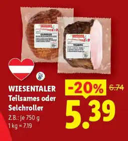 Lidl Wiesentaler Teilsames oder Selchroller Angebot