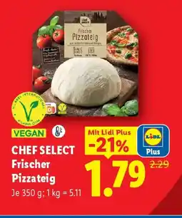 Lidl Chef Select Frischer Pizzateig Angebot