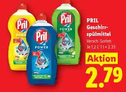Lidl Pril Geschirrspülmittel Angebot