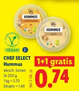 Lidl Chef Select Hummus Angebot