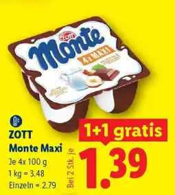 Lidl Zott Monte Maxi Angebot