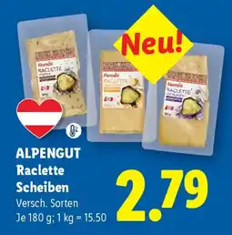 Lidl Alpengut Raclette Scheiben Angebot